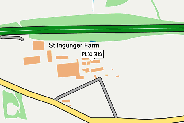 PL30 5HS map - OS OpenMap – Local (Ordnance Survey)