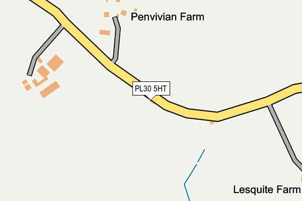 PL30 5HT map - OS OpenMap – Local (Ordnance Survey)