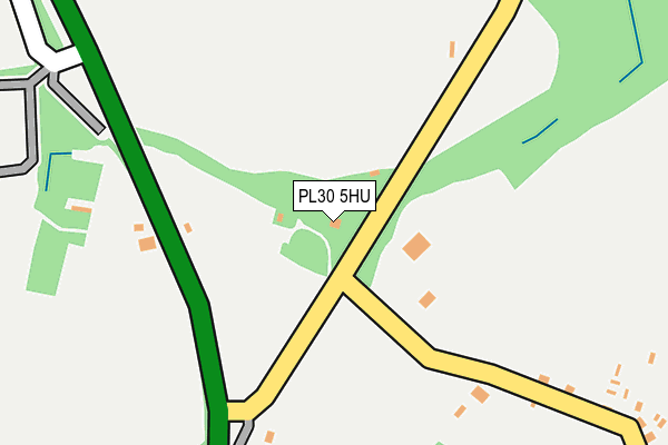 PL30 5HU map - OS OpenMap – Local (Ordnance Survey)