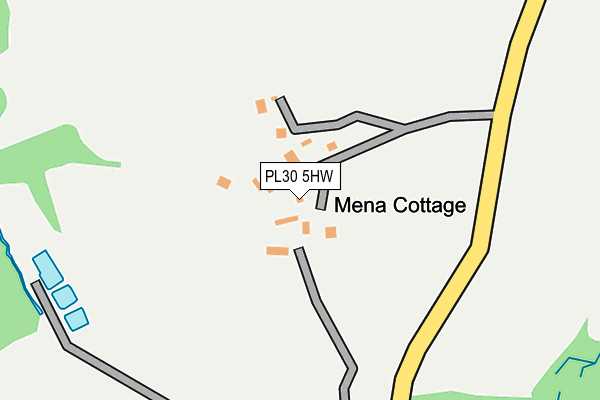 PL30 5HW map - OS OpenMap – Local (Ordnance Survey)