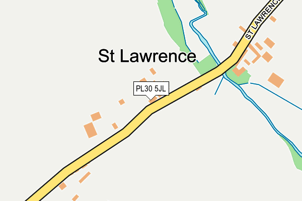 PL30 5JL map - OS OpenMap – Local (Ordnance Survey)