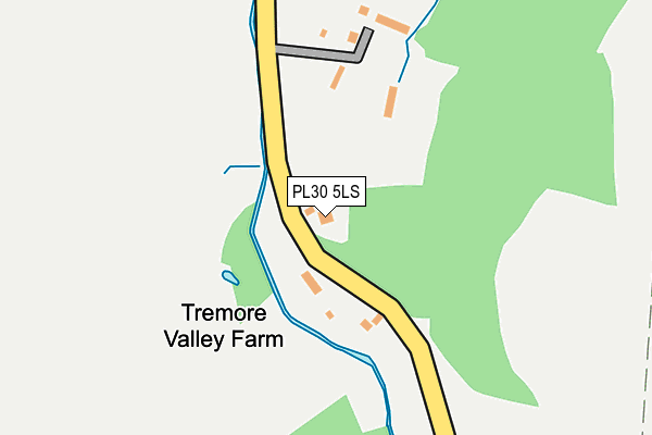 PL30 5LS map - OS OpenMap – Local (Ordnance Survey)
