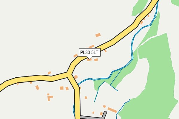 PL30 5LT map - OS OpenMap – Local (Ordnance Survey)
