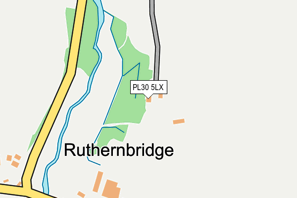 PL30 5LX map - OS OpenMap – Local (Ordnance Survey)