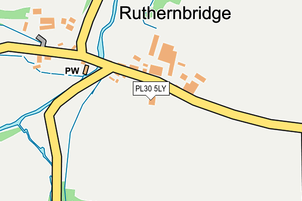 PL30 5LY map - OS OpenMap – Local (Ordnance Survey)