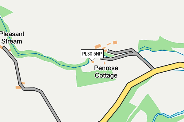 PL30 5NP map - OS OpenMap – Local (Ordnance Survey)