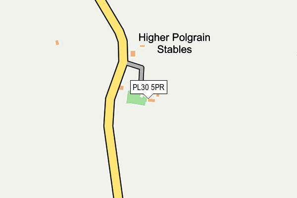 PL30 5PR map - OS OpenMap – Local (Ordnance Survey)