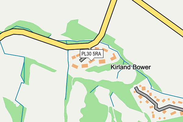 PL30 5RA map - OS OpenMap – Local (Ordnance Survey)