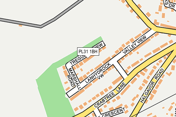 PL31 1BH map - OS OpenMap – Local (Ordnance Survey)