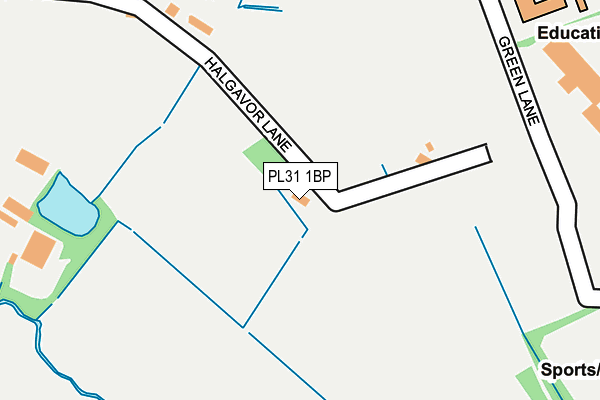 PL31 1BP map - OS OpenMap – Local (Ordnance Survey)