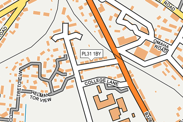 PL31 1BY map - OS OpenMap – Local (Ordnance Survey)