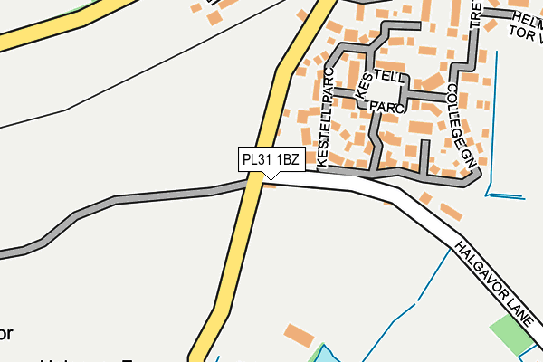 PL31 1BZ map - OS OpenMap – Local (Ordnance Survey)