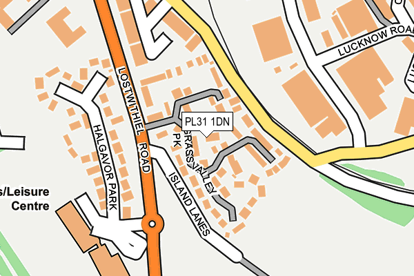 PL31 1DN map - OS OpenMap – Local (Ordnance Survey)