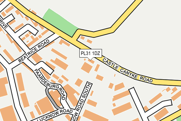 PL31 1DZ map - OS OpenMap – Local (Ordnance Survey)