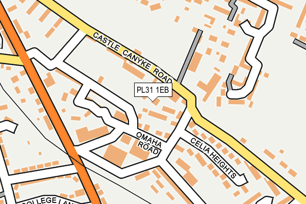 PL31 1EB map - OS OpenMap – Local (Ordnance Survey)