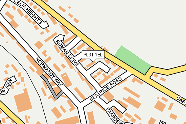 PL31 1EL map - OS OpenMap – Local (Ordnance Survey)