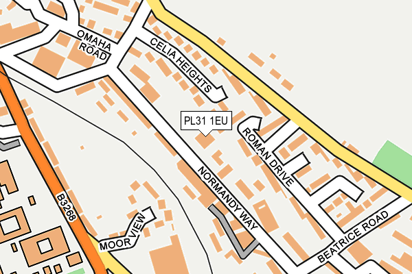 Map of MERROWGWIDDEN PROPERTIES LIMITED at local scale