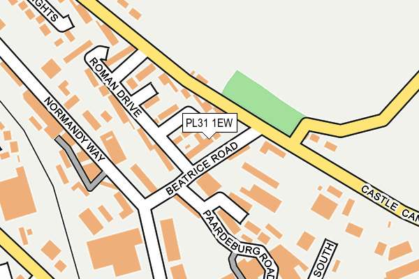 PL31 1EW map - OS OpenMap – Local (Ordnance Survey)