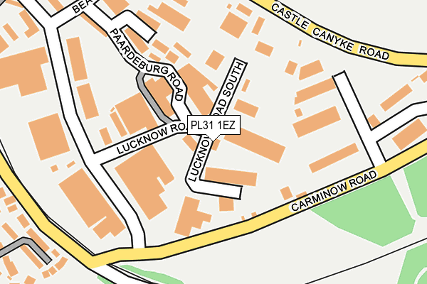 Map of CORNWALL SCOOTER CENTRE LTD at local scale
