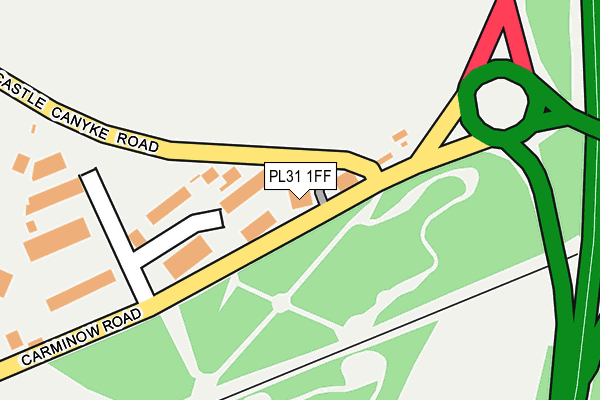 PL31 1FF map - OS OpenMap – Local (Ordnance Survey)