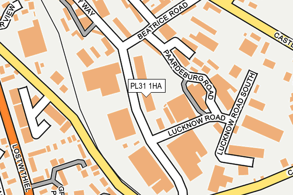 PL31 1HA map - OS OpenMap – Local (Ordnance Survey)