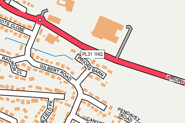PL31 1HQ map - OS OpenMap – Local (Ordnance Survey)