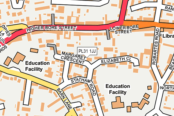 PL31 1JJ map - OS OpenMap – Local (Ordnance Survey)