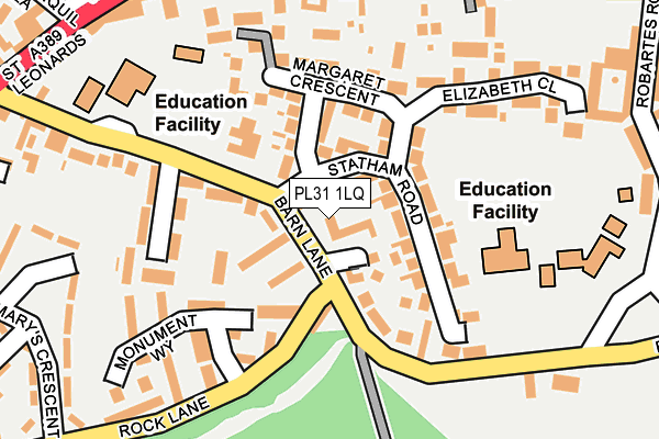 PL31 1LQ map - OS OpenMap – Local (Ordnance Survey)