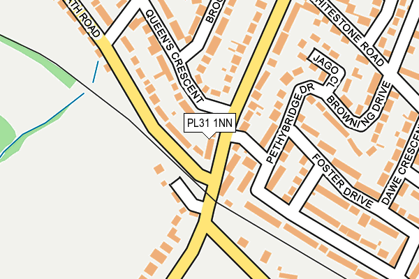 PL31 1NN map - OS OpenMap – Local (Ordnance Survey)