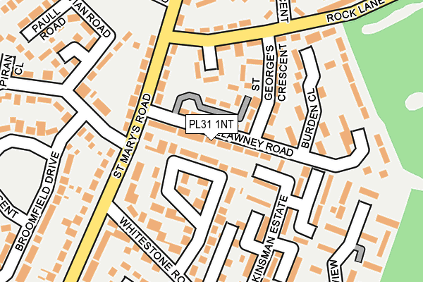 PL31 1NT map - OS OpenMap – Local (Ordnance Survey)