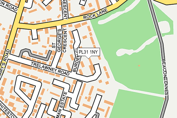 PL31 1NY map - OS OpenMap – Local (Ordnance Survey)