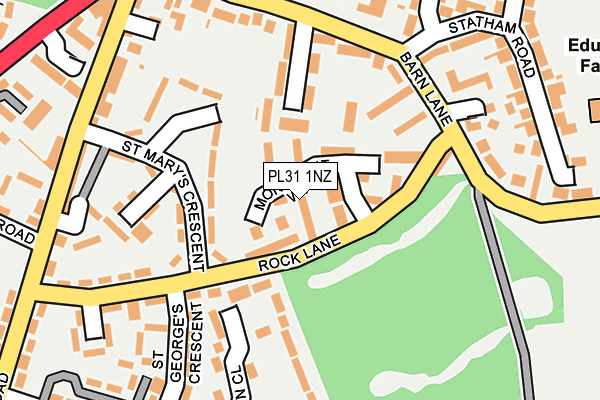 PL31 1NZ map - OS OpenMap – Local (Ordnance Survey)