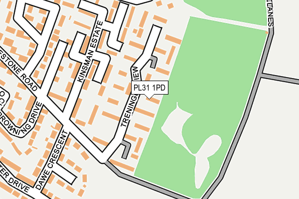 PL31 1PD map - OS OpenMap – Local (Ordnance Survey)