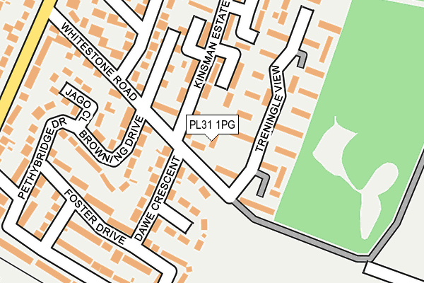 PL31 1PG map - OS OpenMap – Local (Ordnance Survey)