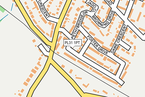 PL31 1PT map - OS OpenMap – Local (Ordnance Survey)