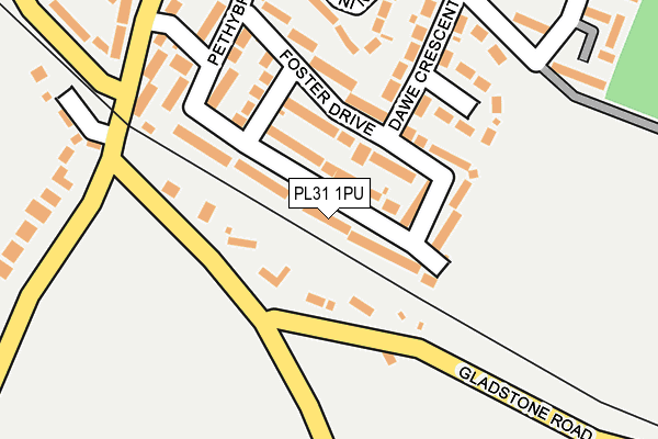 PL31 1PU map - OS OpenMap – Local (Ordnance Survey)