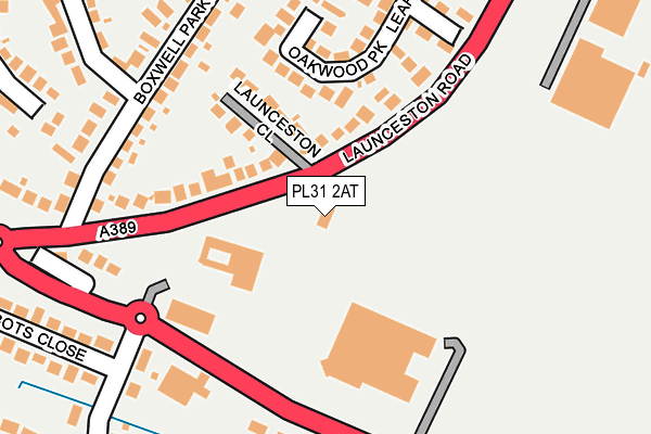 PL31 2AT map - OS OpenMap – Local (Ordnance Survey)