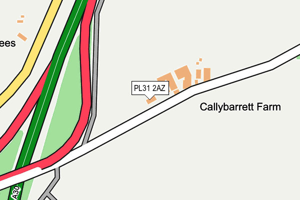 PL31 2AZ map - OS OpenMap – Local (Ordnance Survey)