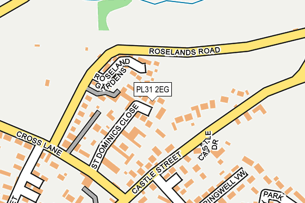 PL31 2EG map - OS OpenMap – Local (Ordnance Survey)