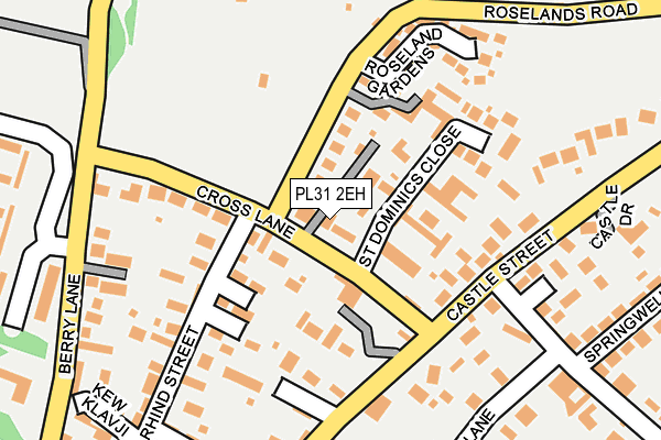 PL31 2EH map - OS OpenMap – Local (Ordnance Survey)