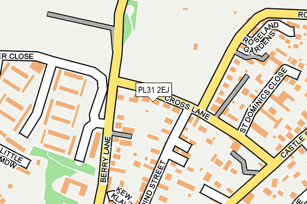 PL31 2EJ map - OS OpenMap – Local (Ordnance Survey)
