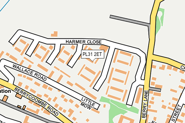 PL31 2ET map - OS OpenMap – Local (Ordnance Survey)