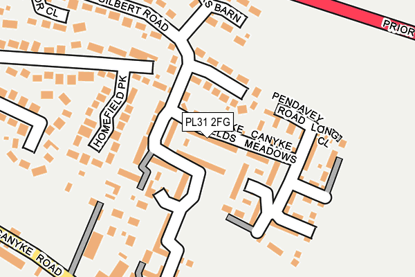 PL31 2FG map - OS OpenMap – Local (Ordnance Survey)