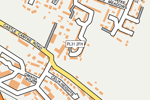 PL31 2FH map - OS OpenMap – Local (Ordnance Survey)