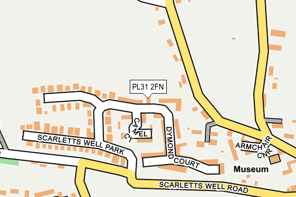 PL31 2FN map - OS OpenMap – Local (Ordnance Survey)