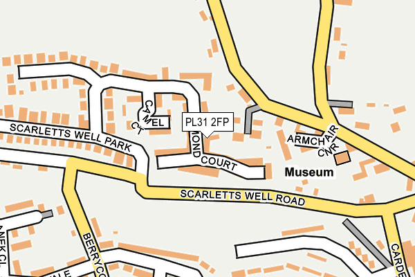 PL31 2FP map - OS OpenMap – Local (Ordnance Survey)