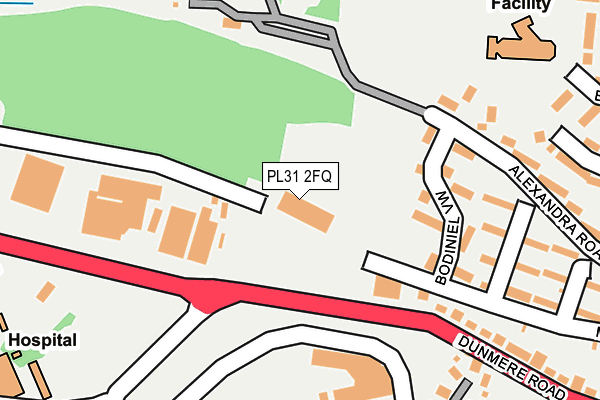 PL31 2FQ map - OS OpenMap – Local (Ordnance Survey)