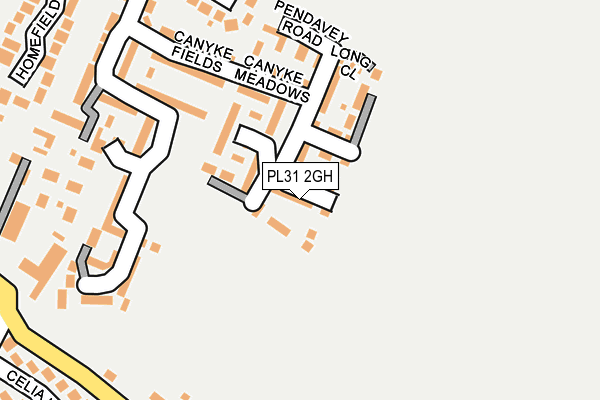 PL31 2GH map - OS OpenMap – Local (Ordnance Survey)