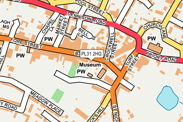 PL31 2HQ map - OS OpenMap – Local (Ordnance Survey)