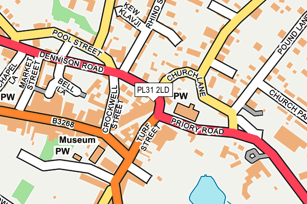 PL31 2LD map - OS OpenMap – Local (Ordnance Survey)